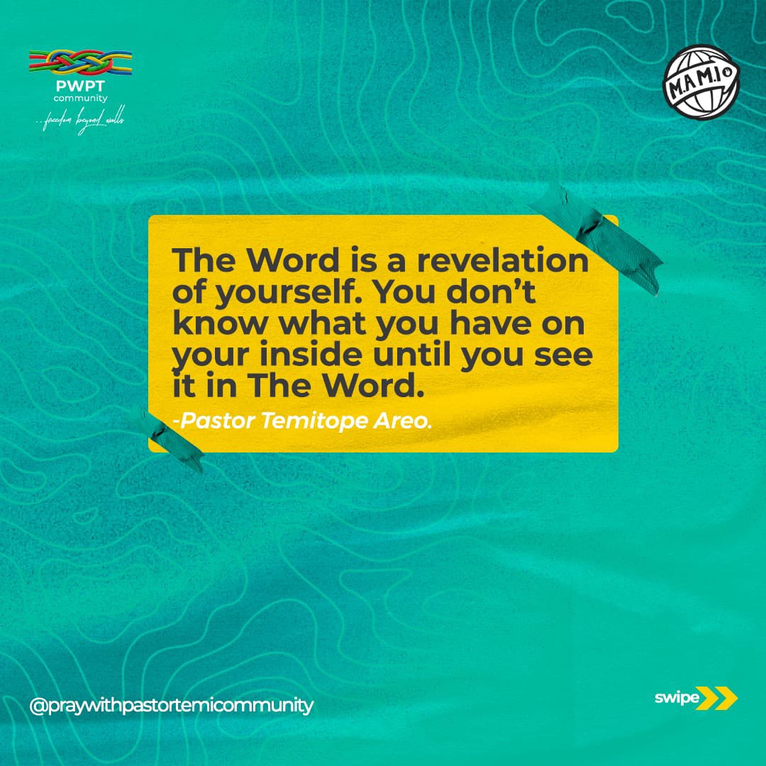 You are the righteousness of God in Christ Jesus even if you’re still battling with one addiction or the other. 

Stay with the Word and who you are will eventually be revealed!!! 

#temiareo