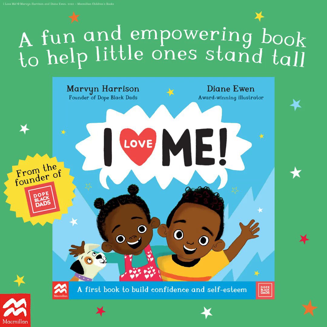 Marvyn_Harrison's tweet photo. I am brave. I am kind. I am strong. I am smart. 

I Love Me! is a first book of joyful affirmations perfect for building confidence and self-esteem in young children written by ME!! and with brilliant illustrations from @creative_dy! https://t.co/mHcsawiN1B https://t.co/eABZIXJpt0