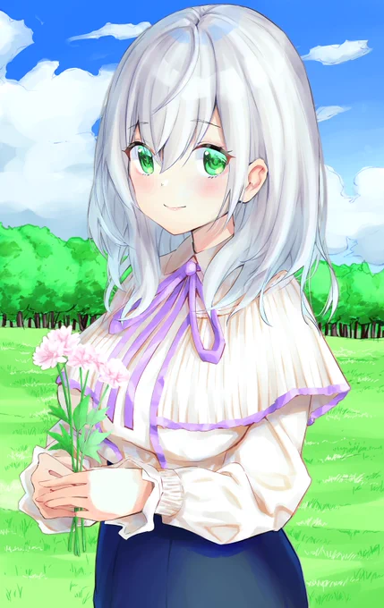騎士団の部屋に飾る花を探す団長
#ノエラート 