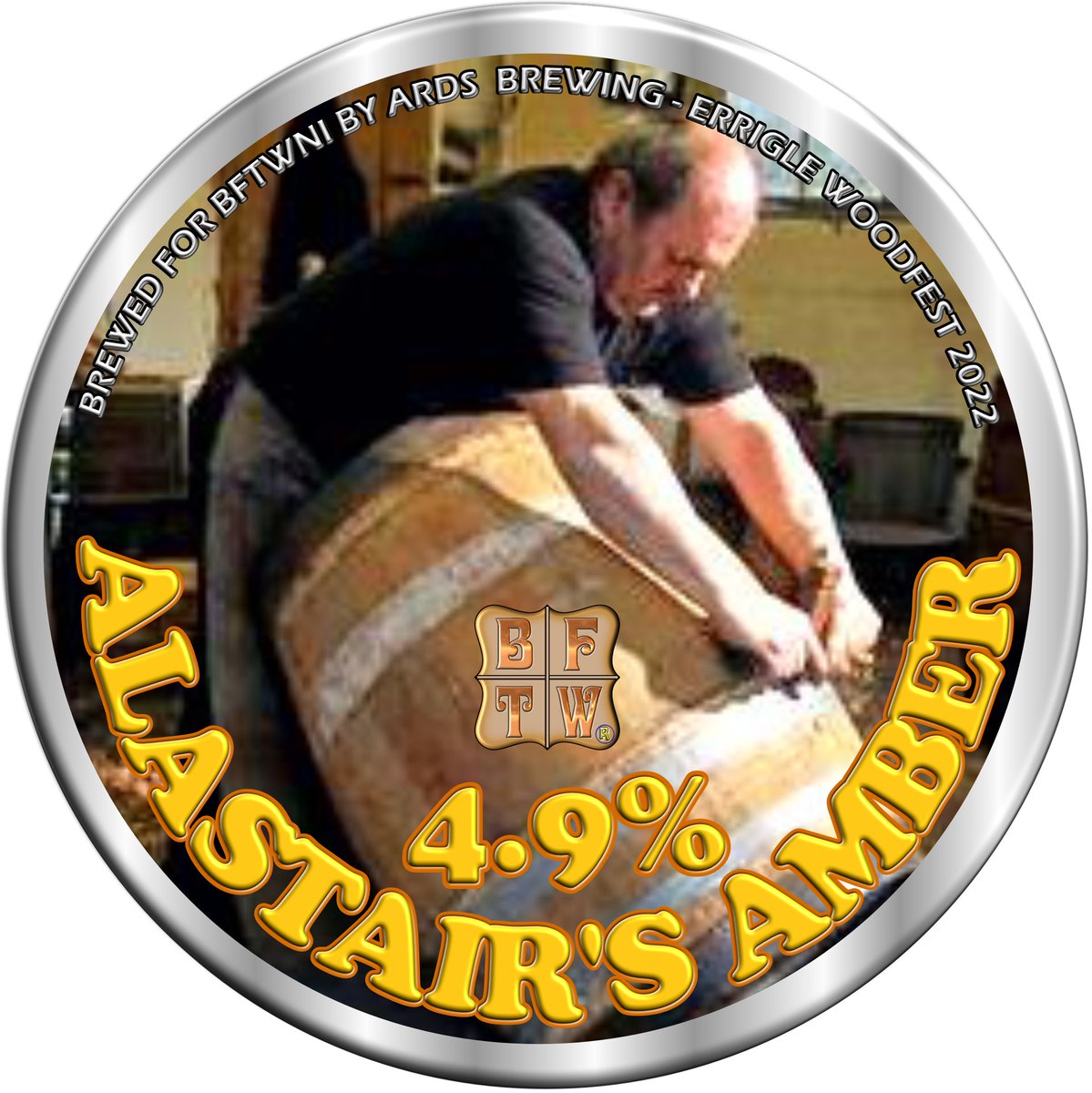 bftwni's tweet photo. #caskisback #caskale #supportcask #standupforcask #oncask #supportlocalbusiness
A one-off special from my mate Charles, @ArdsBrewing
to celebrate another mate, Alastair Simms, @AlastairSimms Master Cooper
Available @ErrigleInn
Pump clip by #BFTWNI
@RogerProtzBeer https://t.co/ugQiMJr4SU