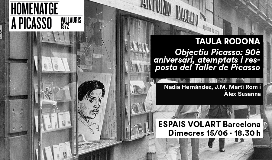 vilacasas's tweet photo. 💥#ActivitatsFVC!
👉Vine a conèixer la història que hi ha darrere l'exposició 'Homenatge a Picasso. Vallauris, 1972" amb #NadiaHernández, #MartíRom i @Alex_Susanna.
📅Dimecres 15/06 a les 18:30 h als #EspaisVolart
🔗Més info: https://t.co/QC3XwQ6VMc https://t.co/MuwYPU6Nua