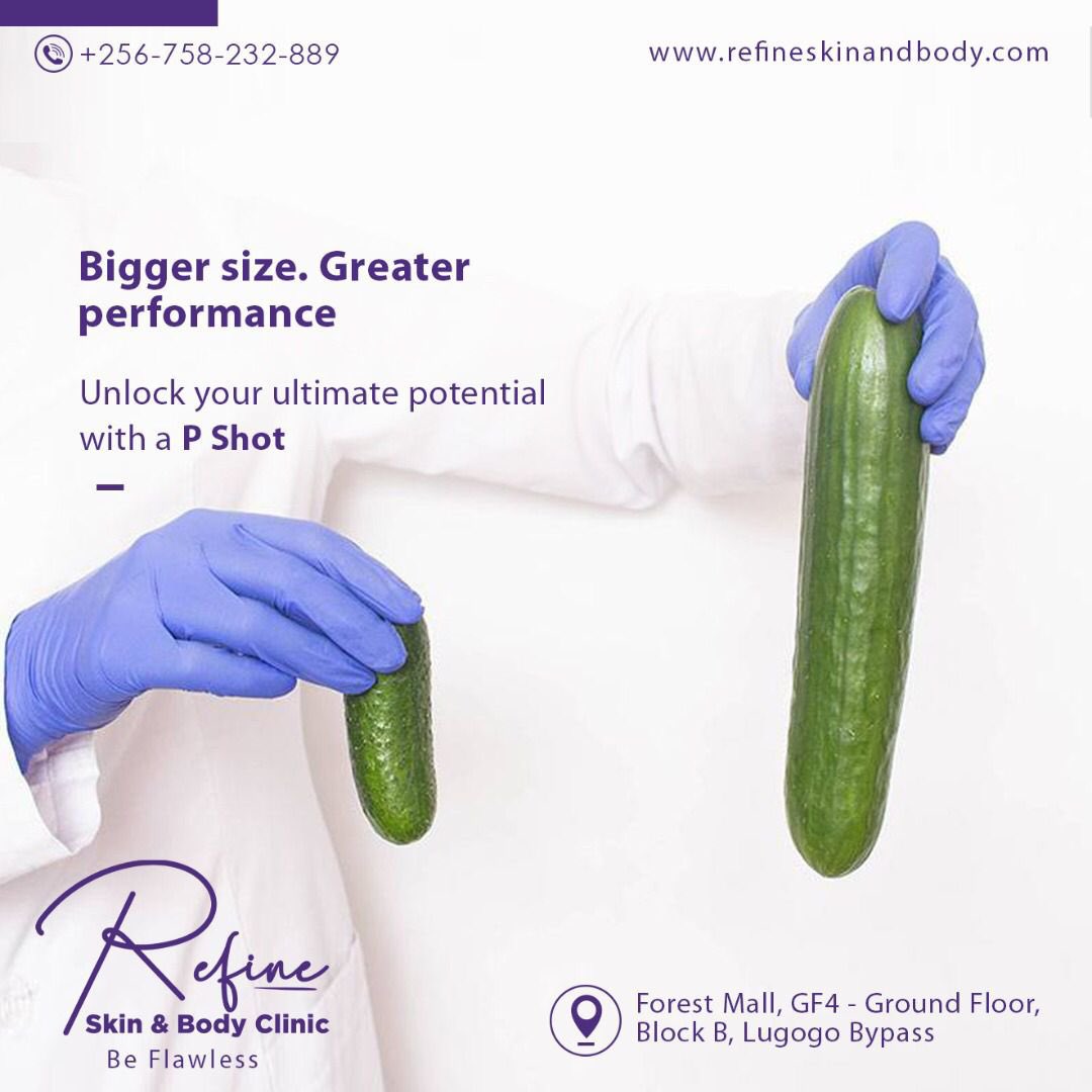 RefineClinicUG's tweet photo. Worried about the size of your manhood?
Visit us to enhance it for a bigger size and greater performance wit our P Shot.
Bookings: 0758 232 889.
🔗https://t.co/ggM20MmXwj
#BeFlawless #Manhood #PShot #fullman #wednesdaythought https://t.co/GQIOoyg2nu