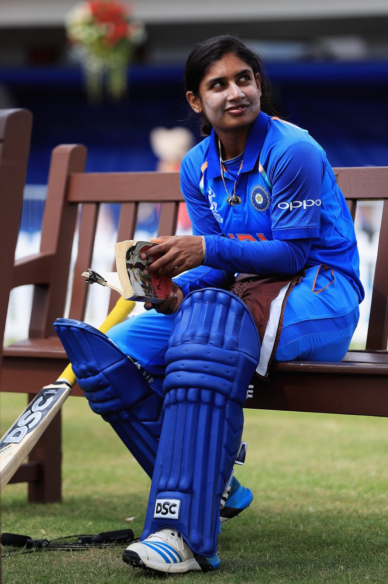 cricinfo's tweet photo. Only one Mithali Raj 🐐 https://t.co/JptaI0D32q