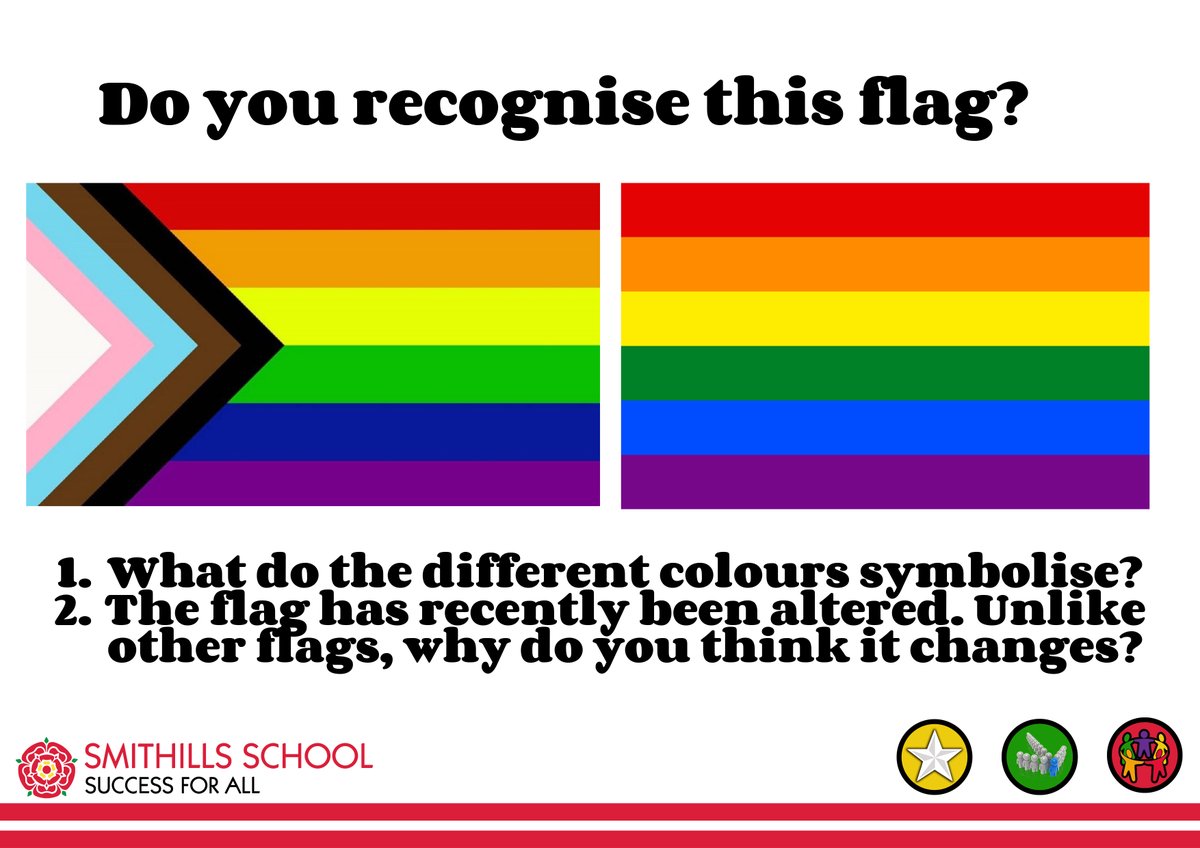 SmithillsSchool's tweet photo. 𝖂𝖊𝖑𝖑𝖇𝖊𝖎𝖓𝖌 𝖂𝖊𝖉𝖓𝖊𝖘𝖉𝖆𝖞 🧠

🌈 June is Pride Month so we thought this week’s Wellbeing Wednesday would be a good time to talk to pupils about the history of pride &amp; why it is so important to recognise the ongoing pursuit of equal justice for the LGBTQ+ community... https://t.co/kFNX3e0qfC