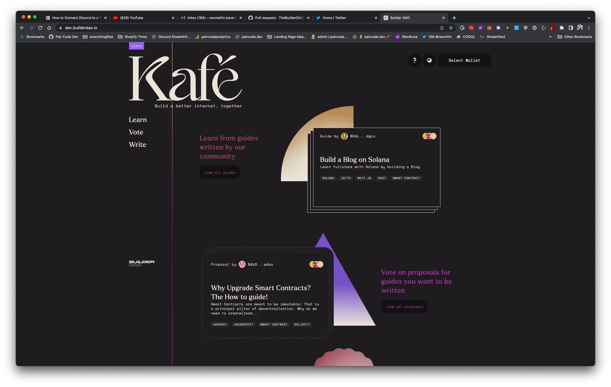 Necmttn's tweet photo. Alright, gonna #speedrun the whole responsive design for Kafé by @TheBuilderDAO today. 

Here are some before shots https://t.co/HpLeurbO2V
