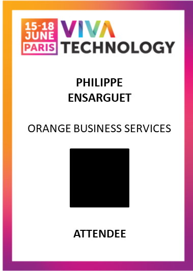 P_Ensarguet's tweet photo. Et hop, c'est bon, j'ai mon pass pour @VivaTech pour la semaine prochaine!
📅Je serais présent le 15 de 10h00 à 16h00 et le 16 matin jusque vers 11h00👉ouvert à l'échange sur tout sujet en rupture sur les thèmes #Cloud, #Automation, #ModernOps, #AI et #Tech4green https://t.co/BJn6TnUMVu