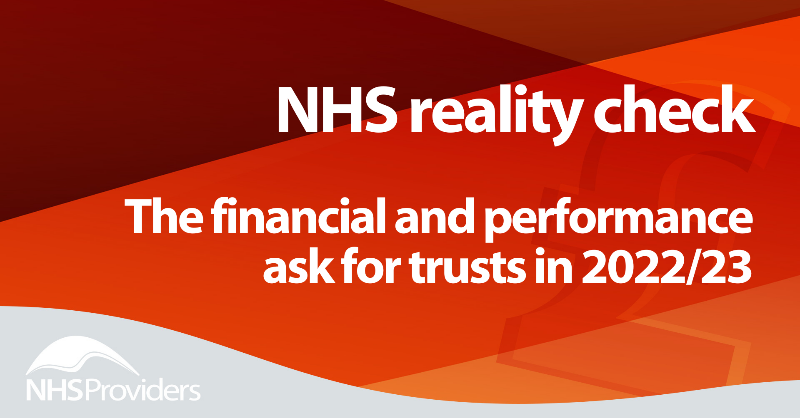 NHSProviders's tweet photo. Today we launch our new report, NHS reality check: the financial and performance ask for trusts in 2022/23
The NHS is working flat out but many patients are waiting longer than they should to access physical and mental health services.
#NHSRealitycheck
1/6 π§΅β¬οΈ