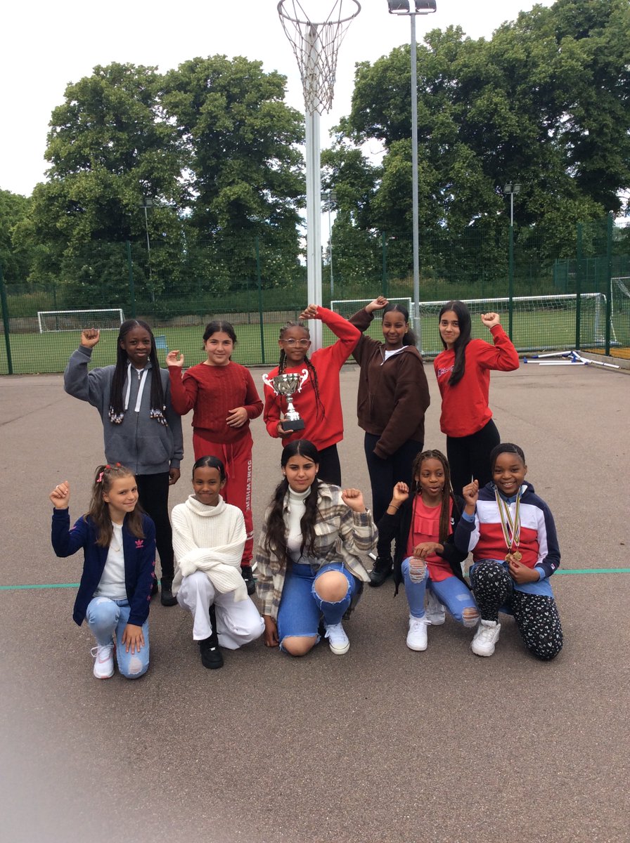 HoundsfieldSch's tweet photo. Congratulations to our netball team on a fantastic set of results yesterday at the @EnfieldPETeam netball rally! Winning every match #reachforsuccess #proud https://t.co/pMrN32uVSI