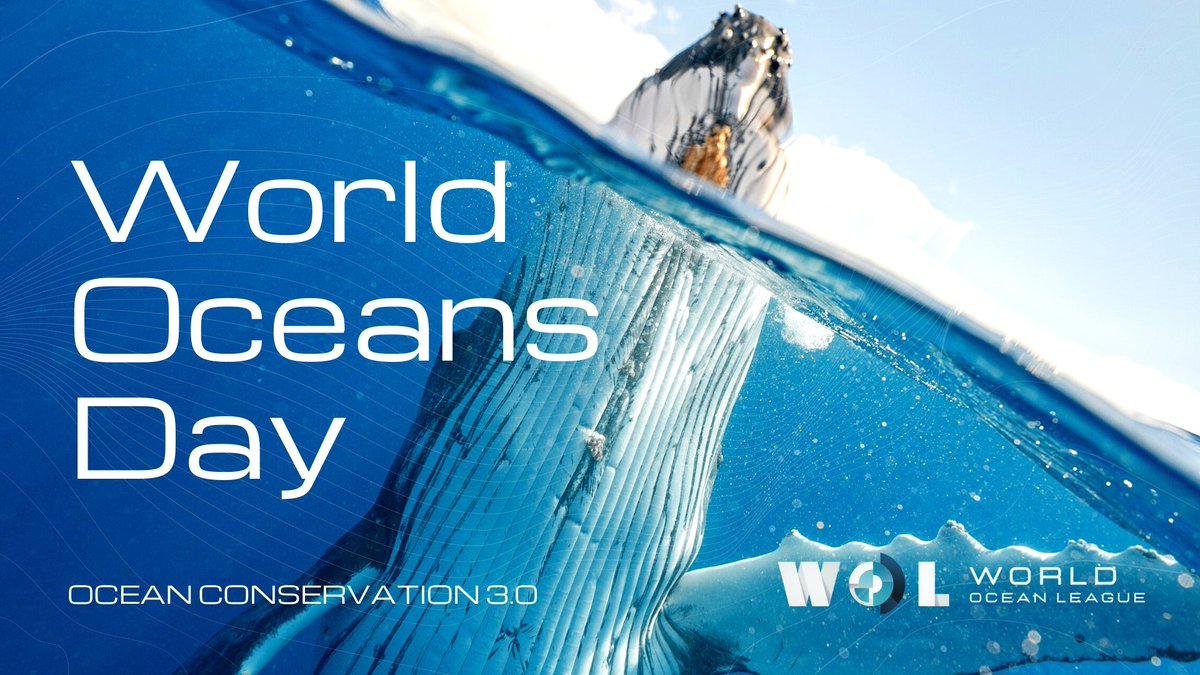 Happy World Oceans Day! 🌎🌍🌏🐋🦈🐋🌊