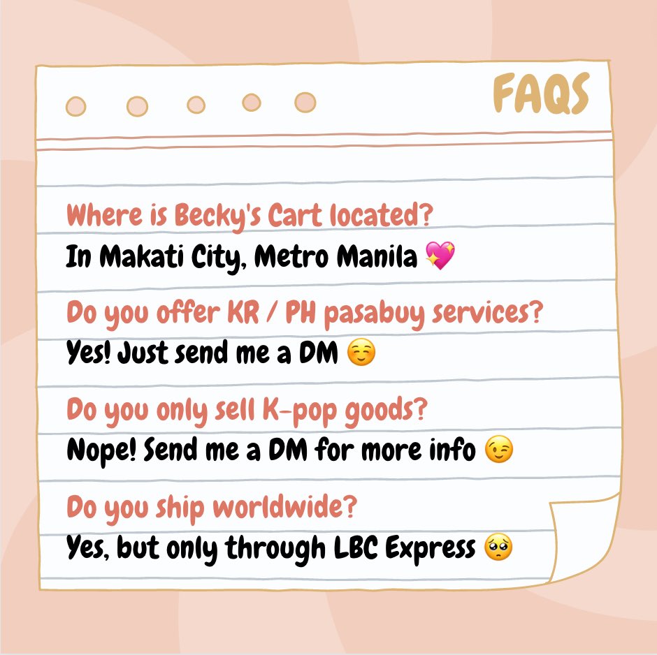 beckyscart's tweet photo. 🌈 Annyeong! Welcome to Becky’s Cart by googievantaegi 🌼

☁️Shopee: beckyscart
☁️Instagram: beckyscart
☁️Carousell: beckyscart_by_gvt

🛍For Sale / GOs and the like: #beckycart
🧾Feedbacks / Proofs of Purchase: #proofofbecky
📣Updates: #updatesfrombecky https://t.co/ew71P6nZXu