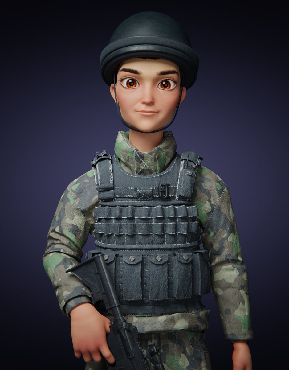 SuperSoldiers3D's tweet photo. Meet our first brave warrior👀

#NFT #nfts #supersoldiers3d #ss3d https://t.co/R8aZKqrWtR