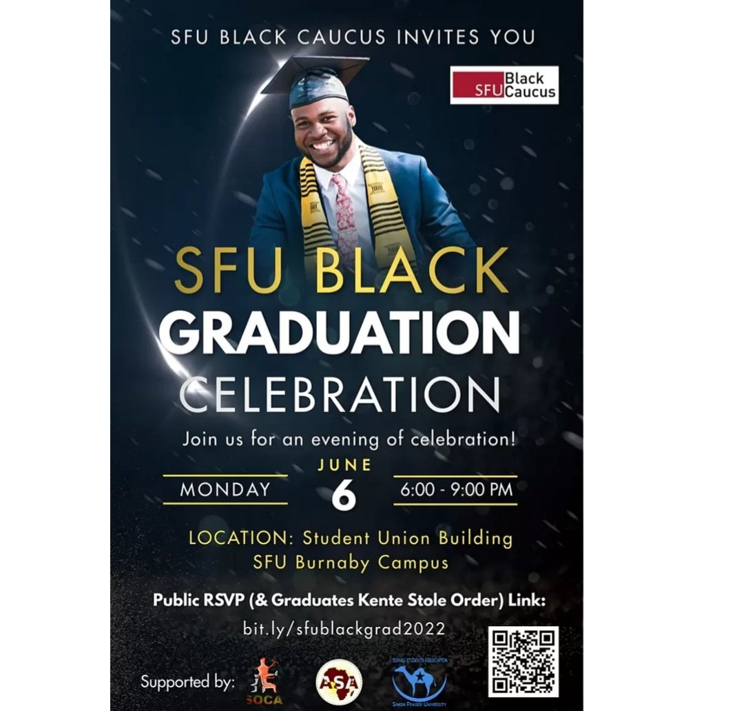 jonkay's tweet photo. Canada's @SFU will have a Black Graduation Celebration. (No word yet on whether they will get regular diplomas or special black diplomas) https://t.co/IWQggHc6wN