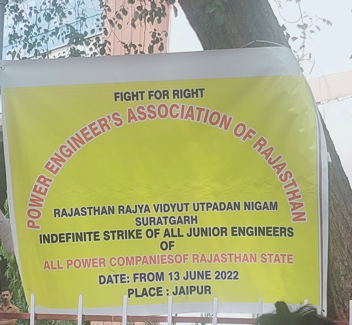 RadheSisodia's tweet photo. This is a Fight for Right. We are with you all Junior Engineers of RVUN. We are one. We demand for higher grade pay. #FightforRight #JEnUnion #RVUN #4800GP https://t.co/E6pd2yn0IS