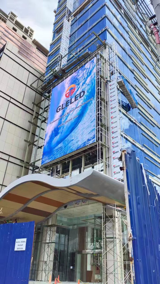 GleledD's tweet photo. New project in Surabaya, Outdoor LED Display. 
Find a led factory please contact me: raymond@gleled.com.  W.A:+86 15959 522500
#RGB #LED #display #LEDlights #screen #DOOH  #newmedia #digital #LEDdisplay #LEDscreen #video #videowall #newmediaart #AV #audiovisual #aesthetic #videom https://t.co/UcpAoia4np