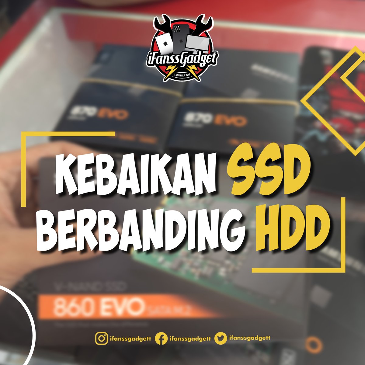 ifanssgadget's tweet photo. Hai gais! 👋
 
Korang patut tau yang ada dua jenis peranti storan:
1⃣ HDD
2⃣ SSD
 
Secara mudahnya, SSD lebih baik daripada HDD dan boleh buatkan laptop korang lebih laju.
 
THREAD🧵: https://t.co/1hKQAFXMfC