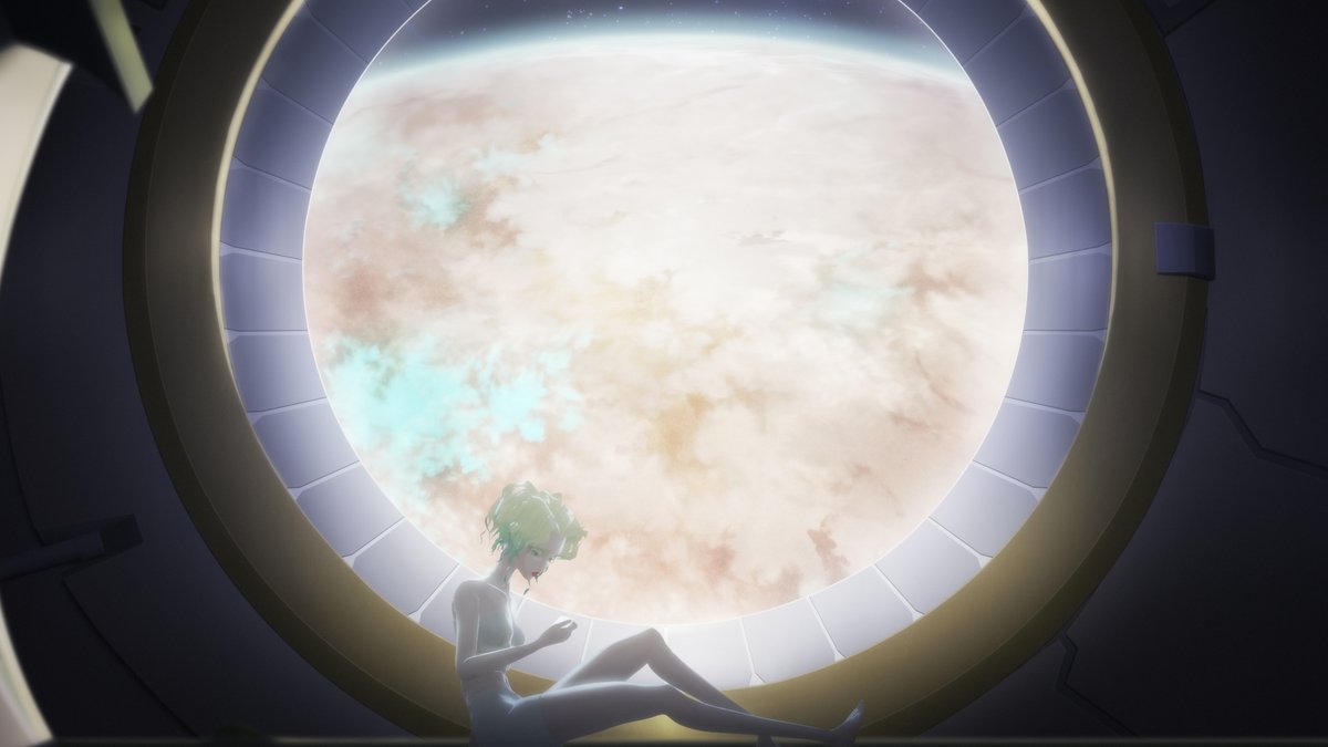NetflixGeeked's tweet photo. here's your first look at EXCEPTION, a new sci-fi anime following a team of survivors tasked with exploring the galaxy to terraform a new home planet and save humanity from the brink of extinction #GeekedWeek https://t.co/44Z62Mlonw