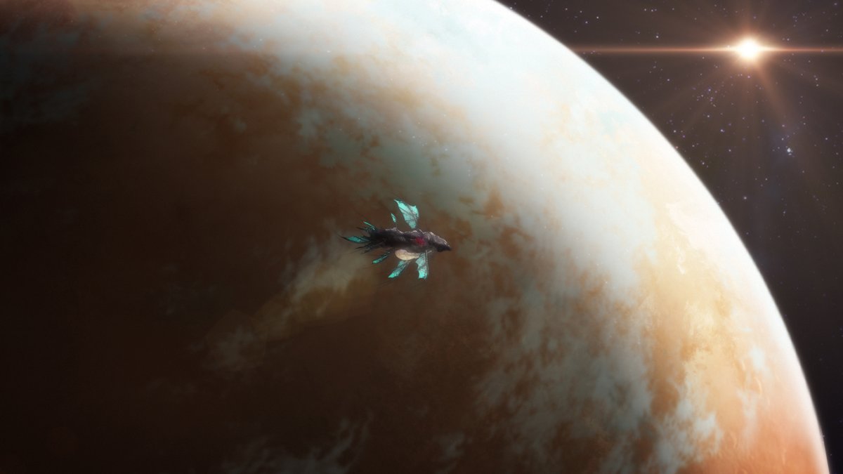 NetflixGeeked's tweet photo. here's your first look at EXCEPTION, a new sci-fi anime following a team of survivors tasked with exploring the galaxy to terraform a new home planet and save humanity from the brink of extinction #GeekedWeek https://t.co/44Z62Mlonw