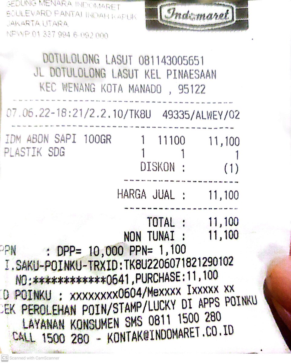 ENGKY72's tweet photo. @Indomaret kemarin saya melakukan 2 transkasi pembelian di indomaret... Tapi tidak bertambah poin di aplikasi indomaret poinku....
Nomor memberku 085100330604
Adapun transaksinya saya lampirkan Nota pembelian ya beserta program poinku.Mohon bantuannya atas pengaduanku.Terimakasih https://t.co/sjE4AbblkV