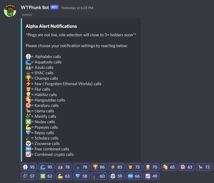 WTPhunks - Alpha Aggregator tweet media