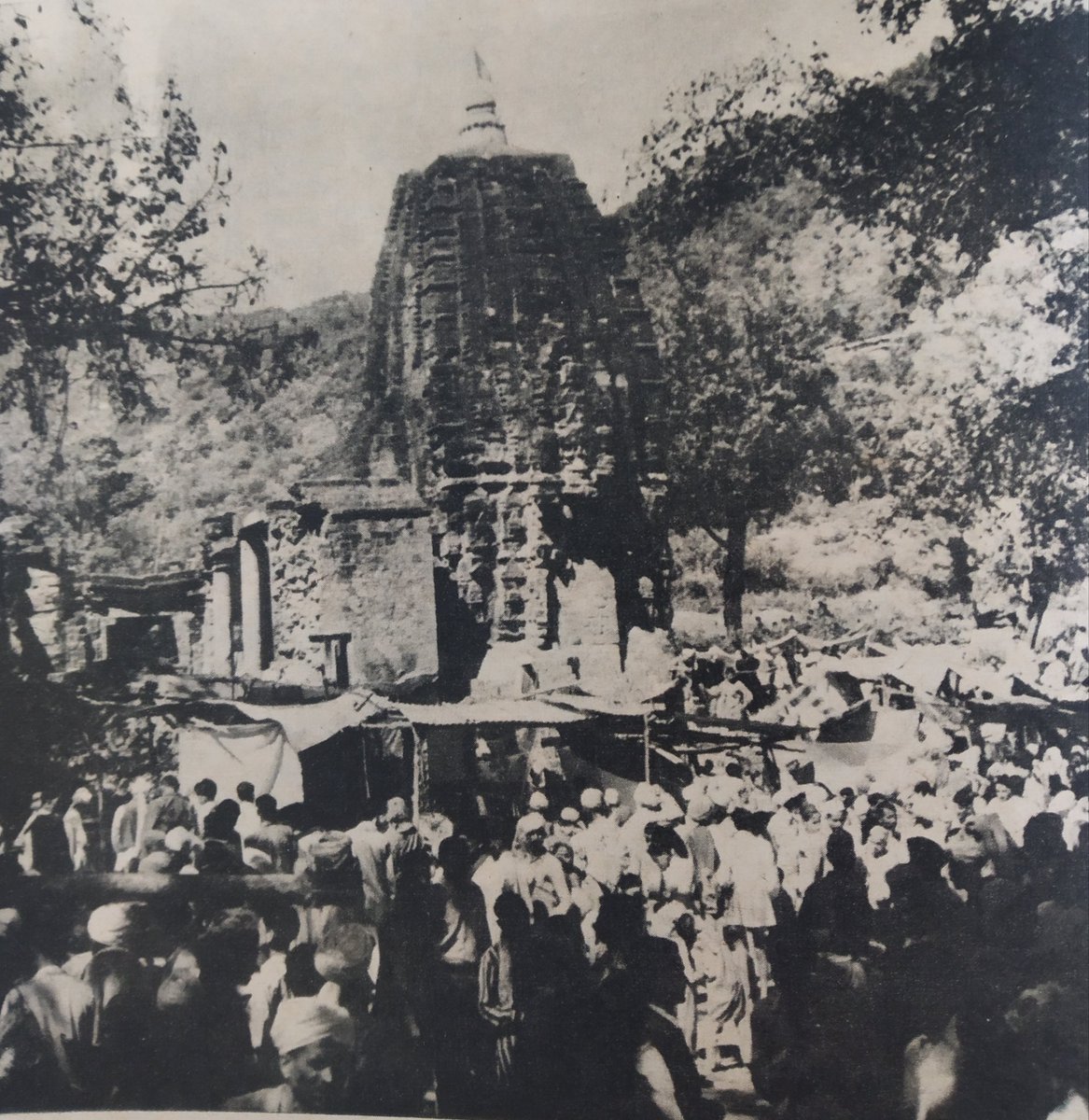 1950s :: Ancient Mahabilwakeshwar Temple In Billawar Town, Jammu & Kashmir