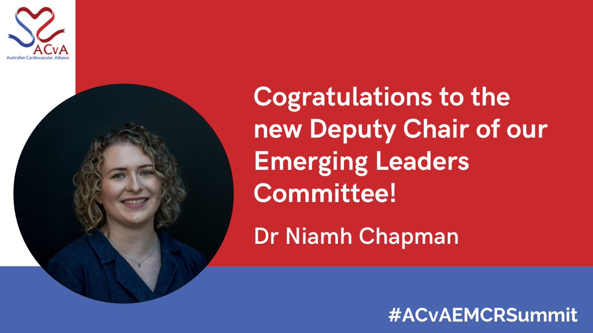 ACvA (@ozcva) on Twitter photo We’d like to welcome @DR_NChapman as the new Deputy Chair of our Emerging Leaders Committee. Congratulations Niamh! Great to have you on board. @KerryDozheart <a href="/gemtreee/">Prof Gemma Figtree AM</a>
#ACvAEMCRSummit We’d like to welcome @DR_NChapman as the new Deputy Chair of our Emerging Leaders Committee. Congratulations Niamh! Great to have you on board. @KerryDozheart <a href="/gemtreee/">Prof Gemma Figtree AM</a>
#ACvAEMCRSummit