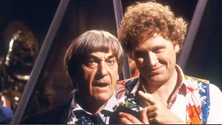spod1000's tweet photo. Happy1 79th birthday to #ColinBaker (@SawbonesHex) who played the 6th Doctor in #DoctorWho opposite @thenicolabryant
He previously appeared as #CommanderMaxil in #ArcOfInfinity
He played the Doctor again in the 1989 stage play #DoctorWhoTheUltimateAdventure and #DimensionsInTime https://t.co/UnB0HCFMl3