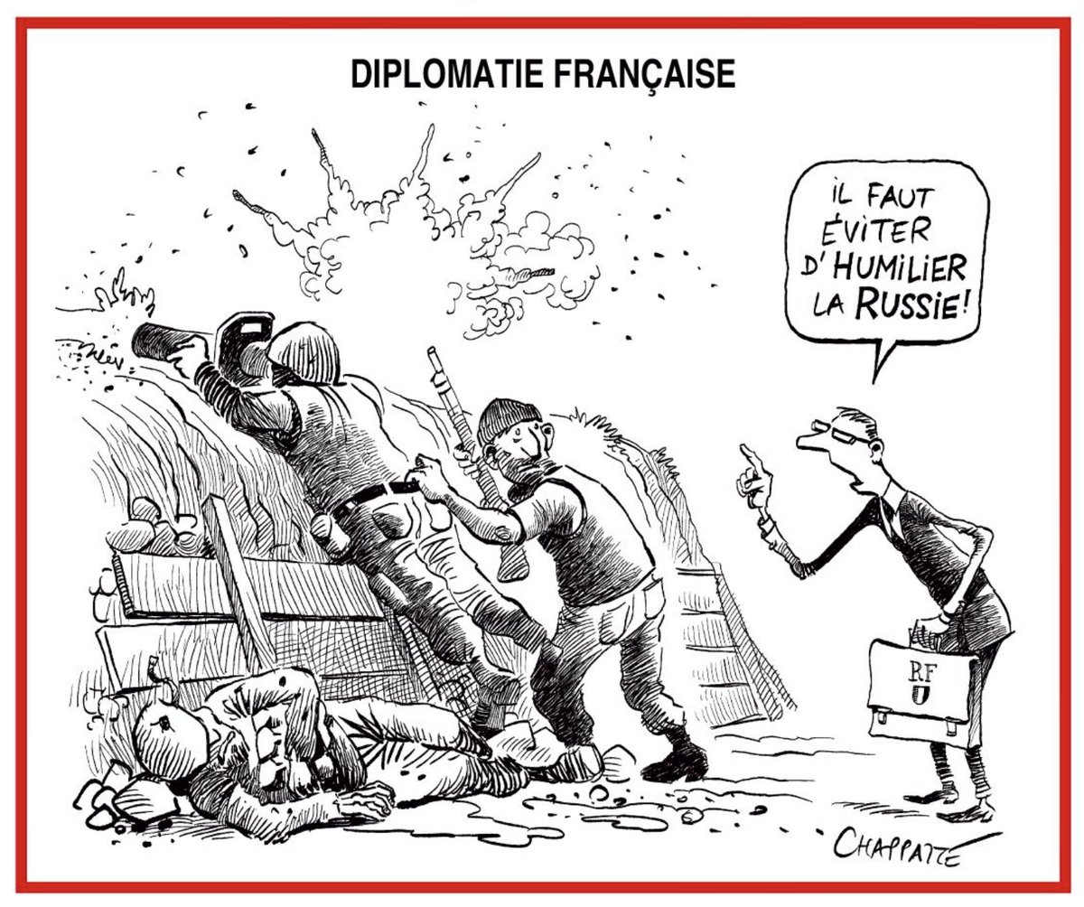 chappatte's tweet photo. © Chappatte dans Le Canard Enchaîné 👉 Près de 5000 dessins archivés sur https://t.co/ZPiGviO9qF https://t.co/V6WIYOsvmk
