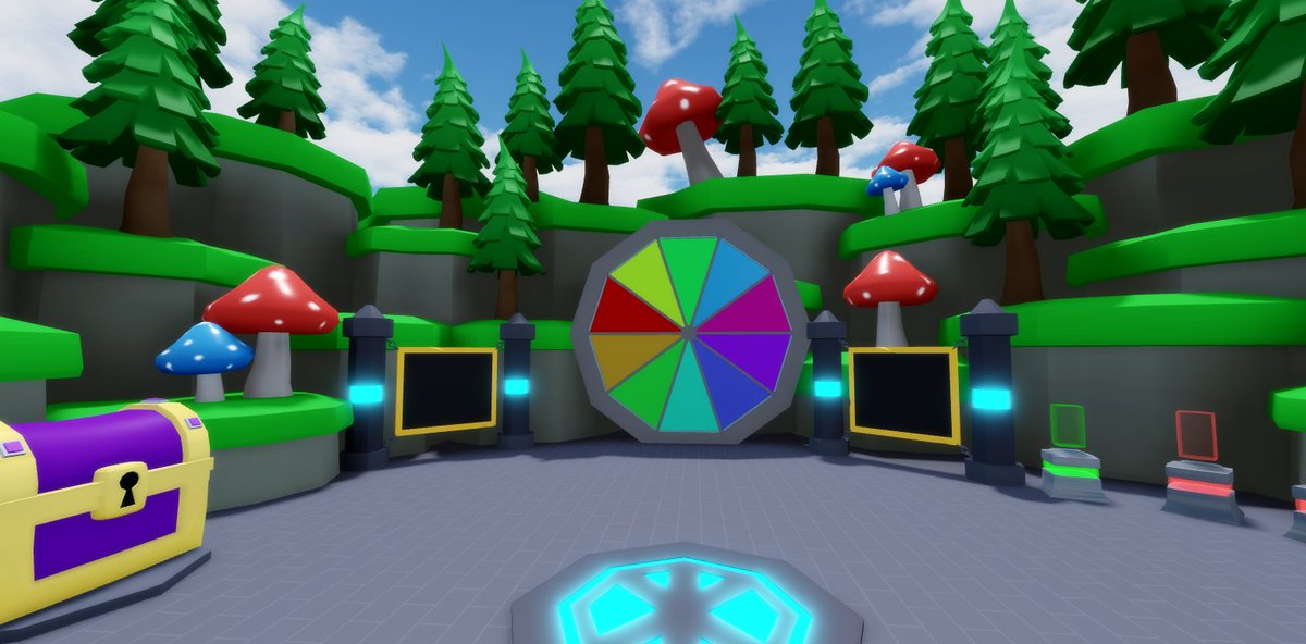 sane_studios's tweet photo. Look at the entire spawn in all of its magnificent glory! 🤩🤩🤩 #Roblox #RobloxDev #RobloxDevs #gamedevelopment #gamedev #secret https://t.co/2nN40OISYp