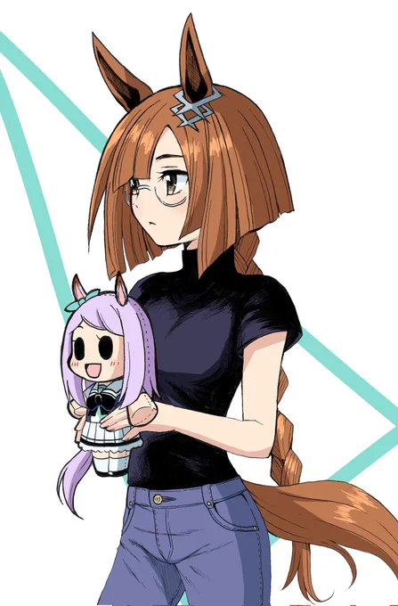 イクノとポニテマックイーン(マクイク) 