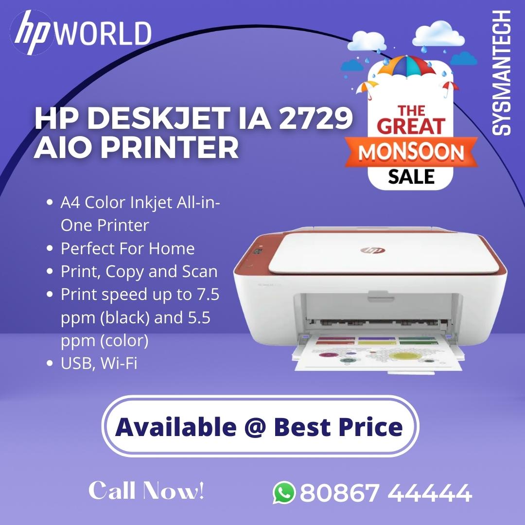 HP DeskJet 2729 All-in-One Printer 