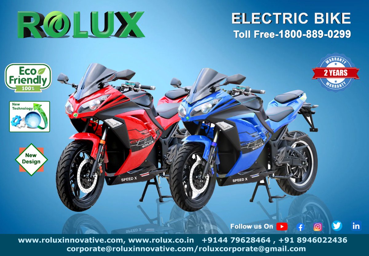 rolux_corporate's tweet photo. #roluxelectricvehicles #roluxev #ecofriendly
#roluxelectricbike #greenerymision #roluxspeedx
https://t.co/1Two0Rx14i
https://t.co/BtjAduvZNh
https://t.co/QTQa5Sz1Lx
https://t.co/sPYzUiSK4s
https://t.co/oSllpiBE1M
#contact for trade inquires & dealerships @8946022436 https://t.co/rfybNcGpLT