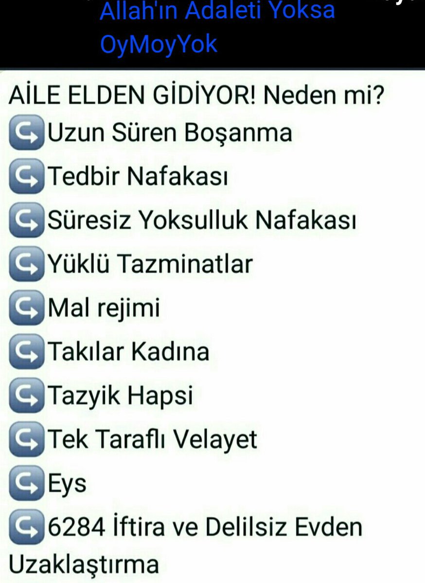 Fikret79026982's tweet photo. Kadını korumak bu cezalar ile olmaz. Tek yanlı cezalar şiddeti doğurur.Süresiz nafaka çok ağır, bir de TEFE - TÜFE katlaması var..Bu zulüm yasası yeniden adilane düzenlensin.Nafaka süreli olsun.
#SözVerdinizYapmalısınız
@RTErdogan 
@bybekirbozdag 
@deryayanikashb 
@AKPartiSPBGM https://t.co/x9r5VZkwRK