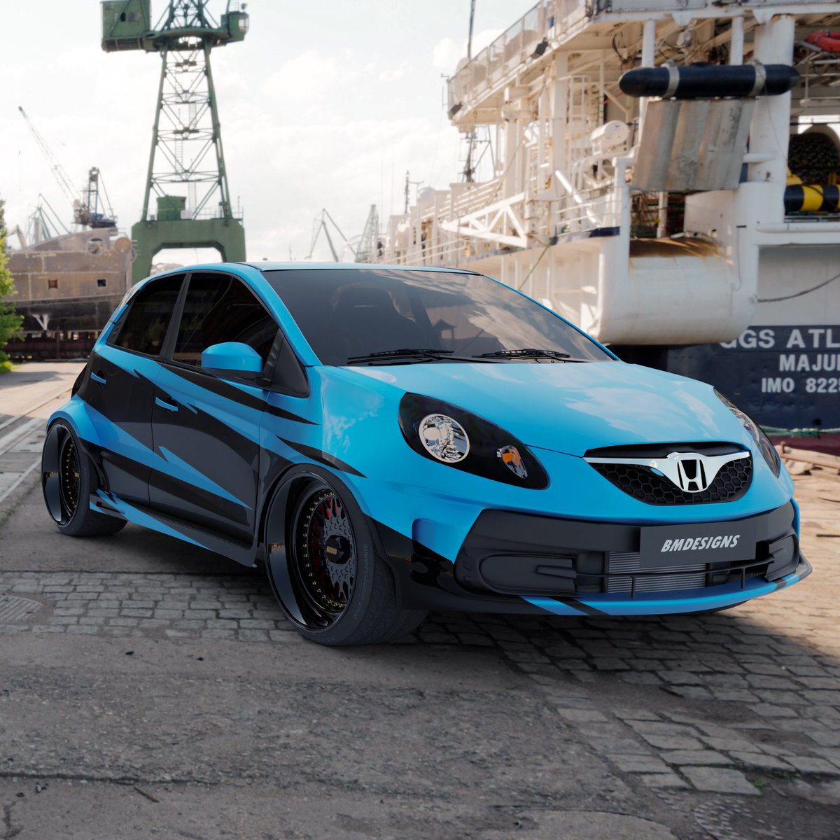 bmdesignsin's tweet photo. Honda Brio widebody Concept Render || BM Designs 

"Watch Full Making Video On YouTube"
Also don't forget to watch demoreel video on YouTube 

https://t.co/QeuxnNkeUw

#BM_Designs #YouTube #Automotive #Video https://t.co/UNgozqEBIf