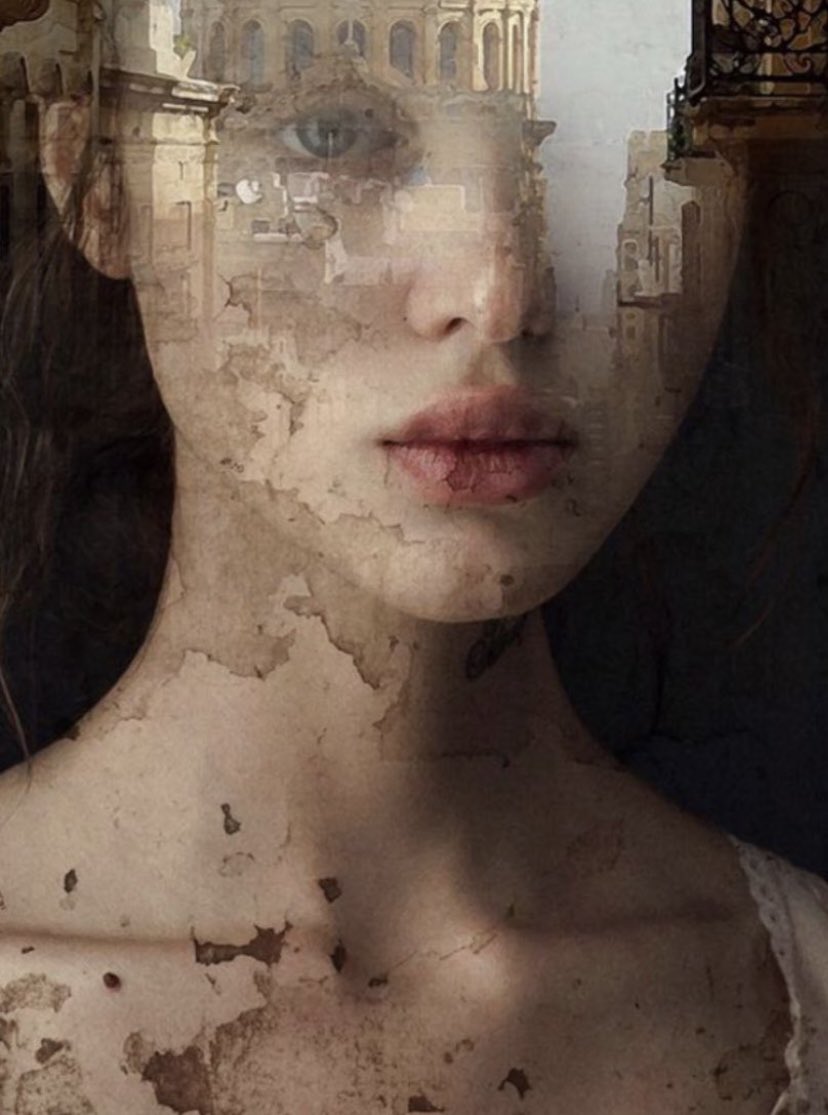 NayvethVizcaya's tweet photo. Como una ciudad en ruinas, busco mis pedacitos y pego 
uno a uno los fragmentos.
Me han sacudido pero jamás 
han derrumbado mis cimientos.

Mi refugio es el silencio, mi bálsamo la luna y mis heridas se curan con el arrullo de las estrellas y sus destellos.

#poetry #poesía
#art https://t.co/tyP04fwBOY