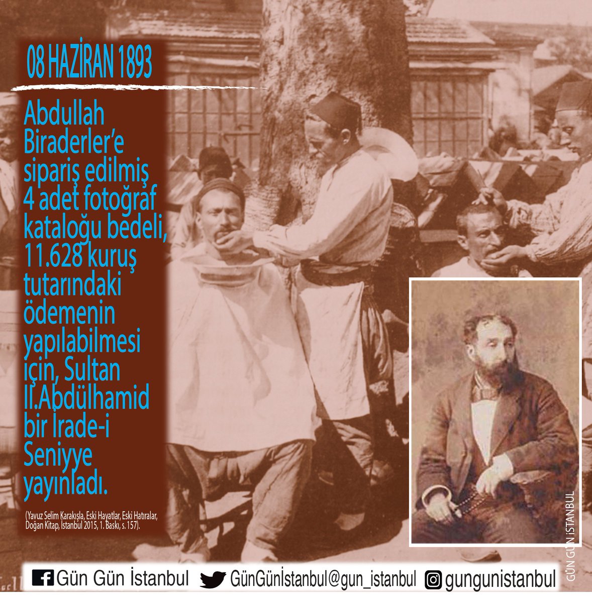 gun_istanbul's tweet photo. #I893 #AbdullahBiraderler #fotografkatalogu #sipariş #ödeme #IradeiSeniyye #Sultan #IIAbdülhamid #YavuzSelimKarakışla #Istanbul #IstanbulunTarihi #GünGünIstanbul @istanbulbld @dogan_kitap https://t.co/fYfrxp7xRE