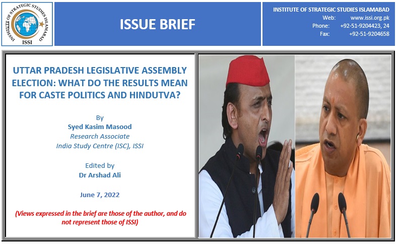 isc_issi's tweet photo. On the recent UP elections and caste politics, our RA Syed Kasim Masood writes, "The BJP’s success in Uttar Pradesh can be attributed to a three-pronged approach that merges welfarism with nationalist and caste-based politics."
More at: https://t.co/UMaWinLYZ7
@ISSIslamabad https://t.co/glQ7vmaKsL
