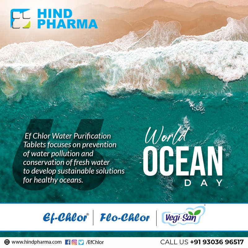 hindpharma's tweet photo. On #World #Oceans #Day, Ef Chlor #Water #Purification #Tablets focuses on prevention of water pollution and conservation of fresh water to develop sustainable solutions for healthy oceans.
https://t.co/DVzA3EcVgP
9303696515
contact@hindpharmaindiacom
#worldoceansday #saveocean https://t.co/GJBVvy8BYC