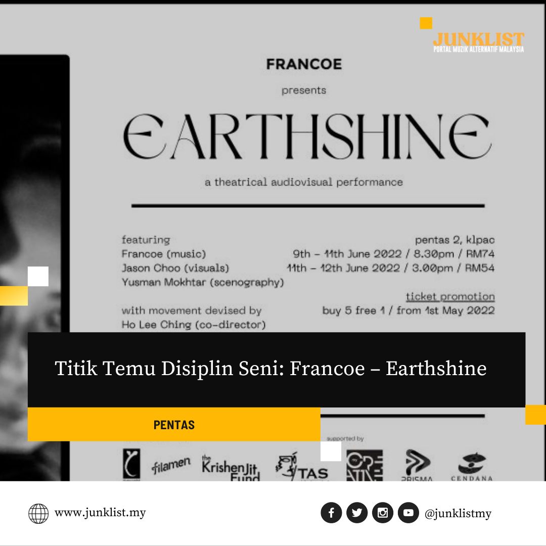 Francoe bakal berpanggung dari 9-12 Jun 2022 di Pentas 2, KLPac selama 65 minit untuk satu sesi. Acara ini adalah untuk mereka yang inginkan suasana persembahan yang menyeluruh dari segenap aspek dan bukan muzik semata-mata.

Baca maklumat lengkap di junklist.my/pentas/titik-t…