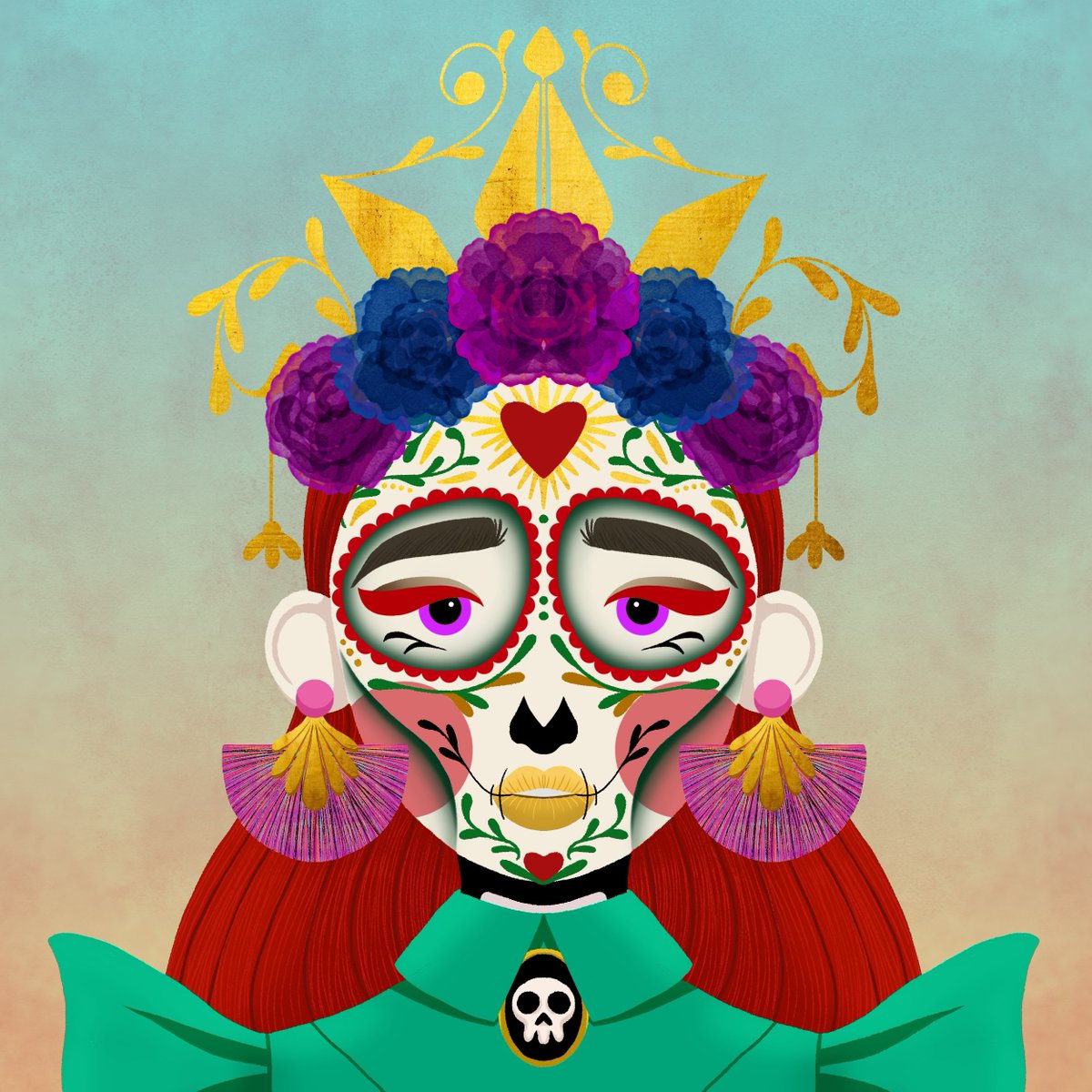 AliCreatesNFT | MINTING Mini Calavera series tweet media