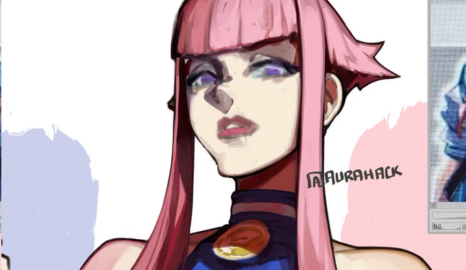 wip of a thing !  🟦⬜🟥 