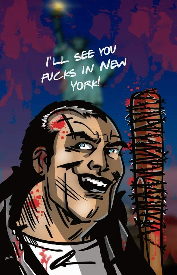 O_RodriguezIII's tweet photo. A lil doodle #TWDFamily #OscarsRedHat #Negan #TWDCOMICS #OscarsArt #Artist #TWDArtist #TWDFans #Art #IsleOfTheDead #NewYork #TheWalkingDead @JDMorgan @Procreate #ProcreateArt RT fam!!! https://t.co/J2li0H8WPk