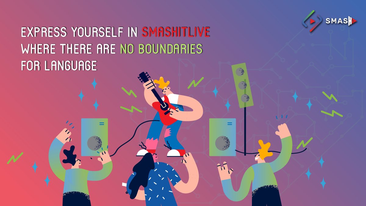 smashit_live's tweet photo. Express yourself in SmashitLive where there are no boundaries for language
#SmashitLive #talent https://t.co/NKqxTBGXro