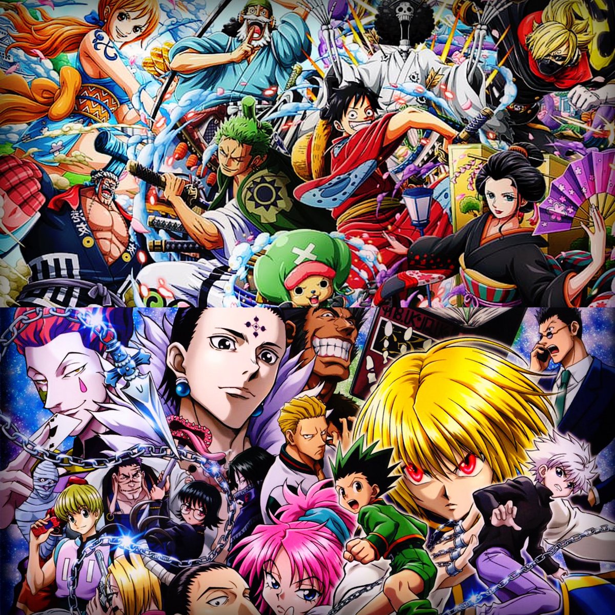 Geo_AW's tweet image. The moment Togashi came back from hiatus Oda is going on one, maybe two goats can’t co-exist 😭