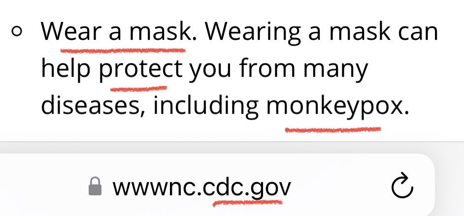 CDC recomendando máscaras para uma doença de transmissão SEXUAL, é ridículo como a palhaçada chega a níveis internacionais