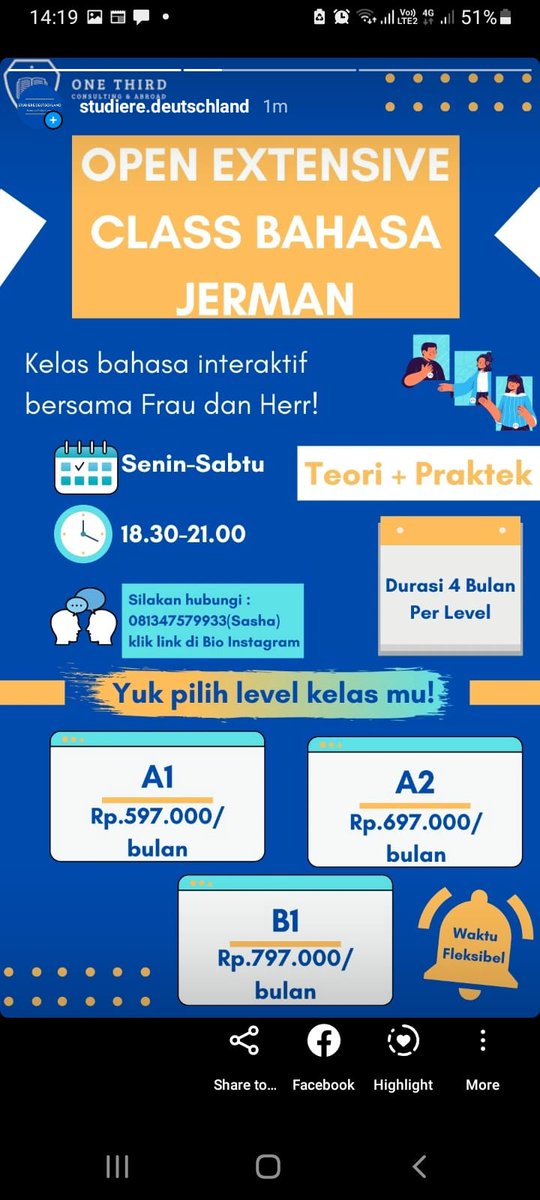 studieredeutsch's tweet photo. Yuk join. Masih ada kelasnya 🤗 https://t.co/vwUHP2pFUG