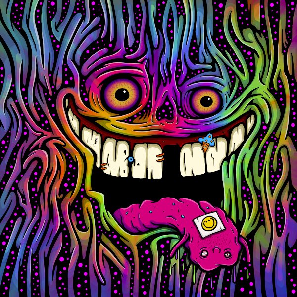 Sevenzthings's tweet photo. @NftSheikh @PsychonautzNFT @SanderJansenArt @gblsts @MarioB_gblsts Rainbow gang! #PsychonautzNFT https://t.co/aK4RJzwGOJ