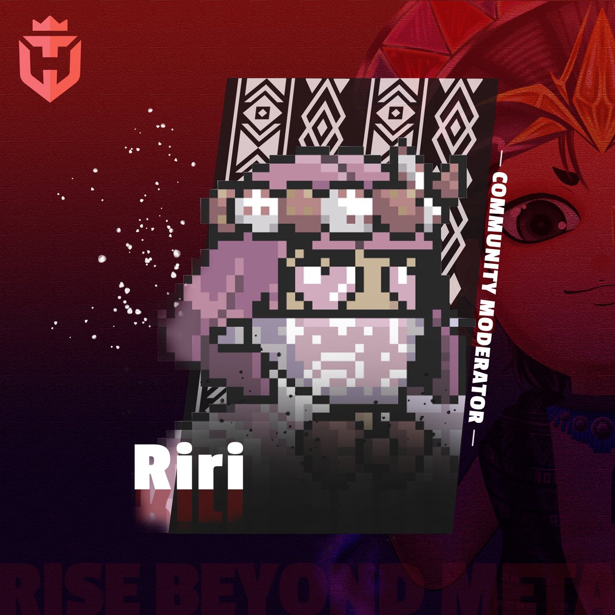 hidalgo_nft's tweet photo. Riri - Events Head
#HidalgoNFT #MetaDeities #RiseBeyondMeta #CommunityModerator https://t.co/0nodwT32ZH