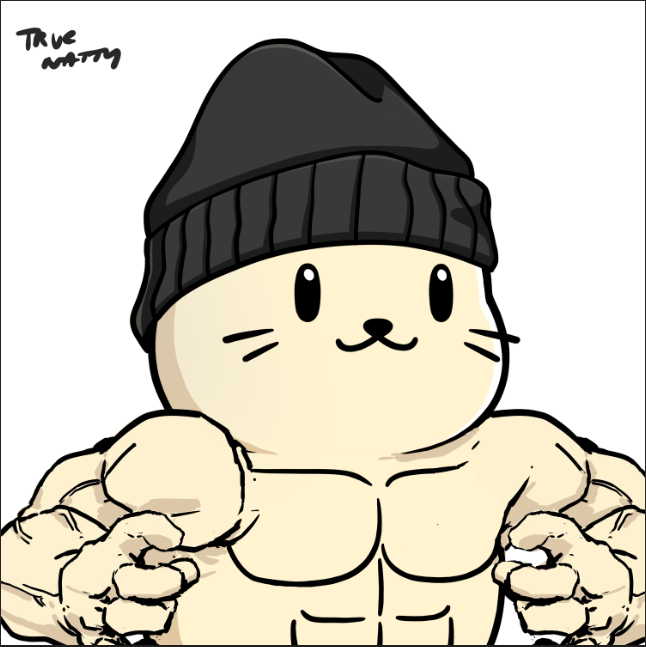 4LeafCloverNFT's tweet photo. muscle of @mooneyy  by  @Chavoman_ https://t.co/1ROmT61UcR