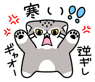 寒い・・・ 