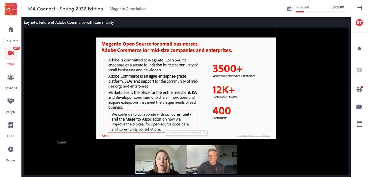 mudits87's tweet photo. More from yesterday’s session at #MAConnect on #Magento Open-source &amp; @AdobeCommerce  strengthening businesses. Led by @nicolecornelson &amp; @ericerway , we look forward to building growth models.

#Adobeforall #smallbusiness #commerceforall #OpenSource https://t.co/ZniAIo8yqX